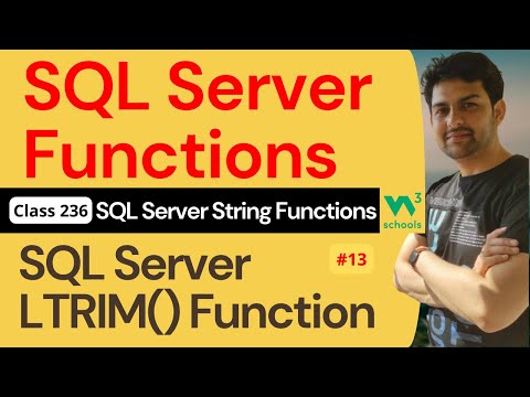 Sql Server Functions Sql Server String Functions Sql Server Ltrim Function 13 236 W3school