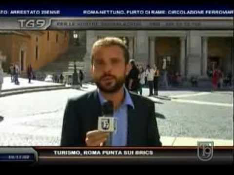 Turismo, Roma punta su Brasile, Cina e Russia. Al Tg9 il servizio di Andrea Picardi