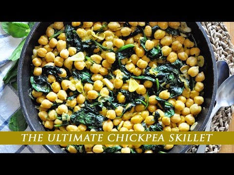 How to make Chickpea & Spinach Skillet with Saffron Broth