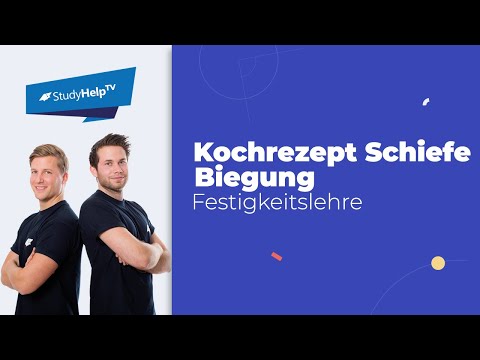 Kochrezept bei Aufgaben zur schiefen Biegung  [Technische Mechanik] |StudyHelp