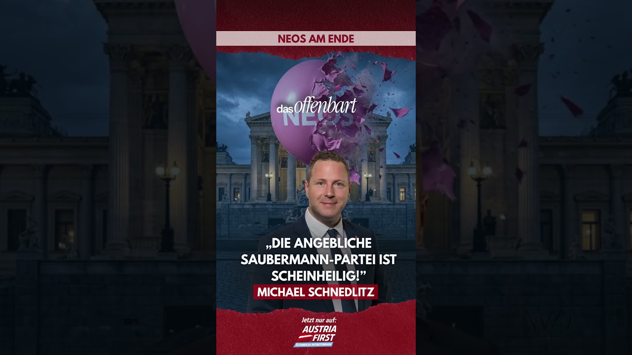 Die angebliche Saubermannpartei ist scheinheilig! - Michael Schnedlitz