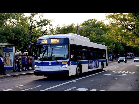 MTA Bus 2015 New Flyer XD40 Xcelsior 7449 on Q29 Bus @ Woodhaven Blvd-Hoffman Drive