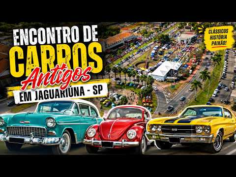 Encontro de carros antigos em Jaguariúna - SP