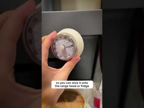 Dynamic Mechanical kitchen Timer Stainless Steel Magnetic 60 Minutes Visual Kitchen Timer Alarm