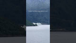 Love the feeling of watching a cruise while sailing on a cruise 🚢 #cruiseblogger #dailycruises