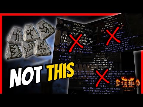 These Uses for Runes are Actually BETTER Than Making Runewords - Diablo 2 Resurrected