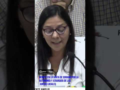 Debate en la Junta de Soriano por la autonomía y jerarquía de las  Juntas Locales