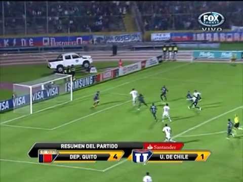 Deportivo Quito (4) vs Universidad de Chile (1) - Copa Libertadores 2012 (Resumen-Octavos de Final)