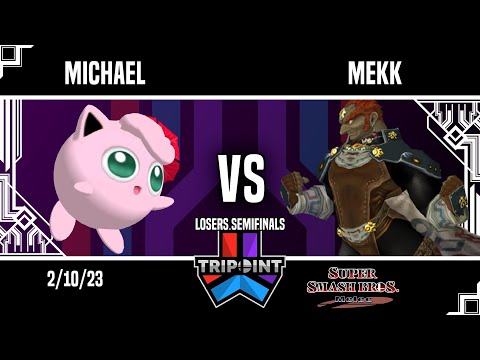Tripoint Smash 179 - Losers Semifinals - Michael(Jigglypuff) Vs. Mekk(Ganondorf)