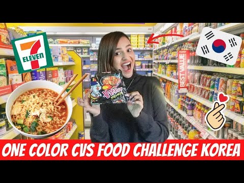Eating only CONVENIENCE STORE FOODS (CVS) in KOREA || 24 HOUR Ramen STORE