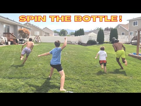 SPIN THE BOTTLE CHALLENGE! Water Balloon Roulette