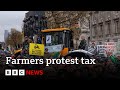 Thousands Of UK Farmers Protest Against Inheritance Tax Changes BBC News