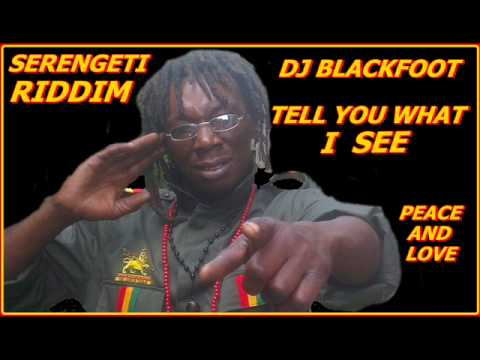 DJ BLACKFOOT -TELL YOU WHAT I SEE SERENGETI RIDDIM