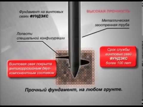 Винтовые сваи для торфяных грунтов. Екатеринбург