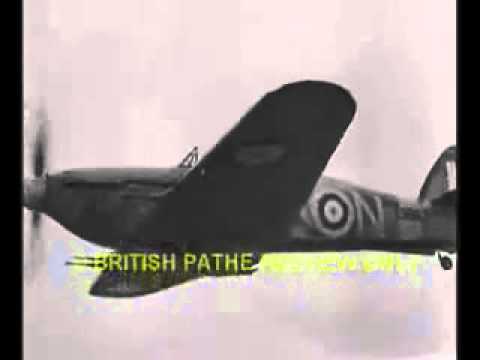 WW2 british RAF gun camera footage 20mm cannon hawker hurricane WW2 Video.flv