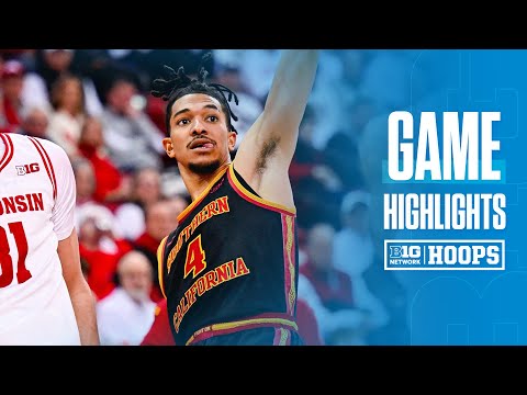 USC at Wisconsin | HIGHLIGHTS | Big Ten Basketball | 01/25/2026