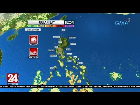Mindanao, apektado ng Intertropical Convergence Zone o ITCZ; Thunderstorms… 24 Oras Weekend