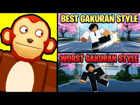 Gakuran Roblox Best Fighting Styles Ranked