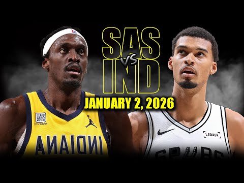San Antonio Spurs vs Indiana Pacers Full Game Highlights – January 2, 2026 | NBA Season