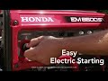Honda Generators: Electric Start