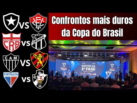 Copa do Brasil: Fortaleza contra o Vasco e confrontos de Galo, Botafogo e Ceará