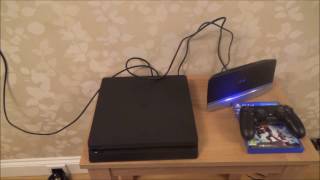 How To CONNECT up your PS4 Slim Console to the INTERNET for Beginners