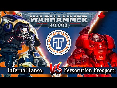 Warhammer 40k Battle Report: Leagues of Votann VS Chaos Knights