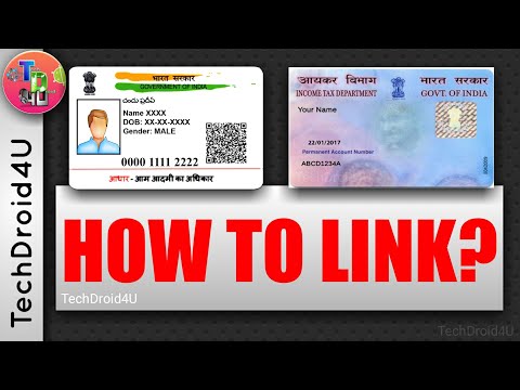 How to Link Aadhar Card with Pan Card 2017✅ | TechDroid4U