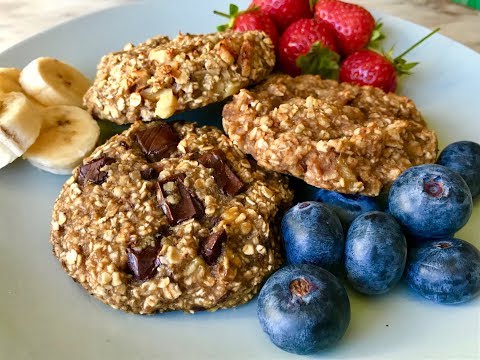 Healthy oatmeal cookies | Quick and easy banana oatmeal cookies Video