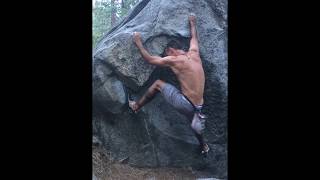 Video thumbnail de Problem 11 (Camp 4), V3. Yosemite Valley