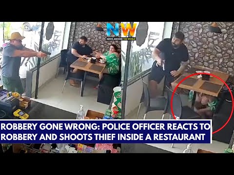 Failed Robbery: Off-Duty Officer REACTS to attempted robbery and shoots criminal