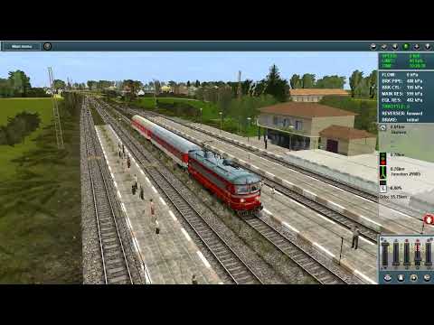 Trainz(BG) Plovdiv  - Filipovo - Stara Zagora with passenger train