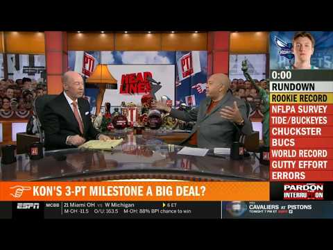 Pardon the Interruption | Wilbon on Kon Knueppel officially sets historic NBA 3-Point rookie record