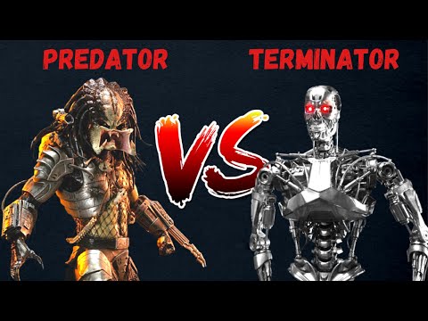 Predator VS Terminator FIGHT!! | WHO WINS? (YAUTJA VS T-800)