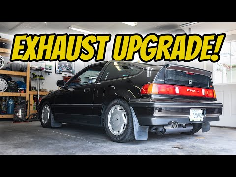 1988 CRX Si Restore Part 46 - HKS Exhaust!