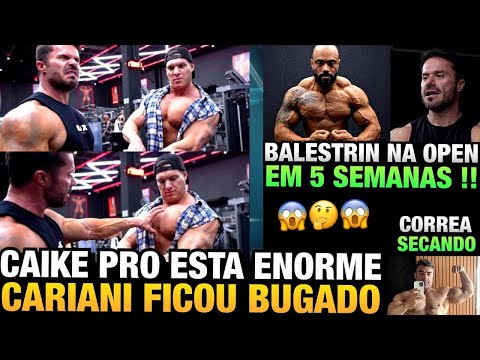 CAIKE BUGOU CARIANI COM PEITORAL ENORME - BALESTRIN NA OPEN DO FIT PIRA E EDUARDO CORREA SECANDO
