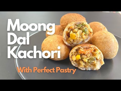 Moong Dal Kachori Recipe | Gujarati Appetiser Recipe | Vegan Appetiser Recipe | Finger Food Recipe