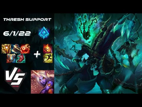 SUPPORT Thresh vs Soraka - NA Challenger Patch 25.S2.1
