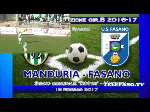 Calcio, Promozione 2016-17: Manduria - Fasano