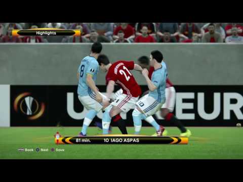 Manchester United vs. Celta Vigo (UEFA Europa League highlights) (Super Star)