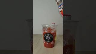 ドリンクアレンジやってみた #drink #asmr #shorts