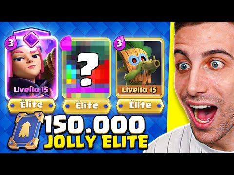 Spendo 150.000 JOLLY ELITE per Maxare 3 CARTE! Pirotecnica EVOLUTA al 15! Clash Royale ITA!