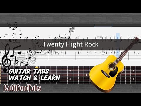 Twenty Flight Rock – Fingerstyle Guitar Tutorial + TABs (Eddie Cochran) | Kadifem Tabs
