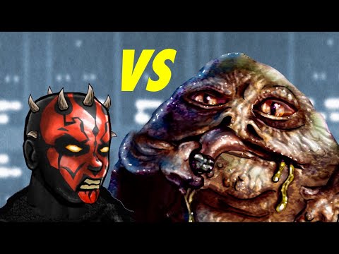 Darth Maul vs Jabba the Hutt Duel Parody