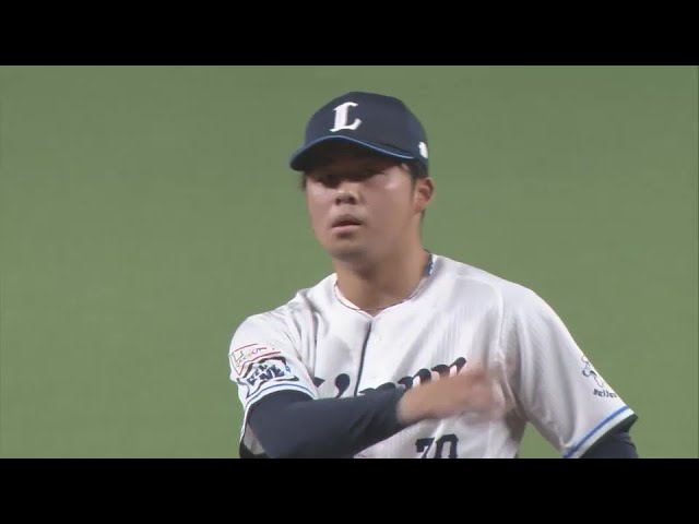 【8回表】ライオンズ・豆田泰志が回跨ぎで無失点のナイスピッチングを見せる!!  2024年6月13日 埼玉西武ライオンズ 対 広島東洋カープ