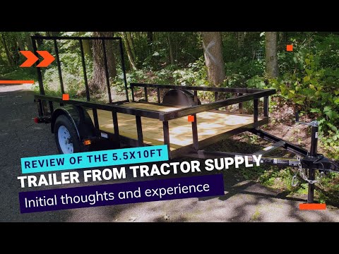 Tractor Supply 5.5x10ft Carry-on Trailer
