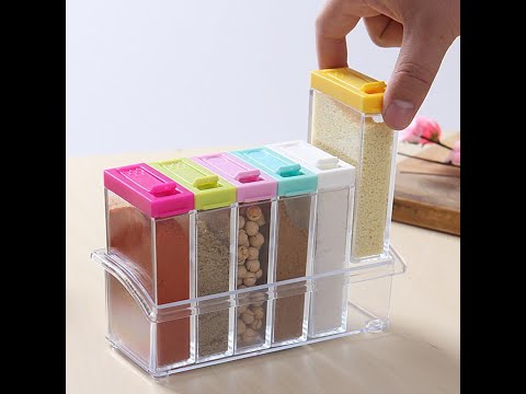 6 Pcs Spice Rack (Indian)