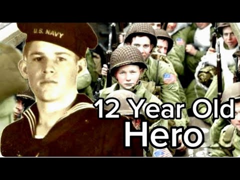 12 Year Old War Hero! Meet Calvin Graham, the 12 year old Purple Heart Recipient!