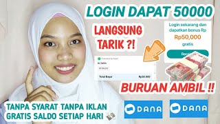 LOGIN DAPAT 50.000 LANGSUNG DITARIK🤑🤑 Aplikasi Penghasil Saldo dana Tercepat 2022 ||penghasil Dana