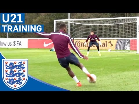 Berahino Incredible Strike - Eng U21 Shooting Practice | Inside Training